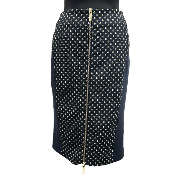 MICHAEL Michael Kors Dresses & Skirts - Michael Michael Kors Zip Front Side Panel Pencil Skirt Sz 8